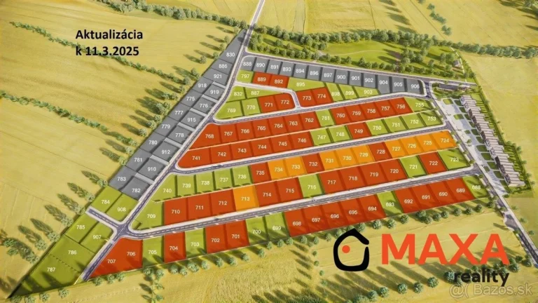 Stavebné pozemky s výhľadom na mesto, Rezort Vinohrady, Seni