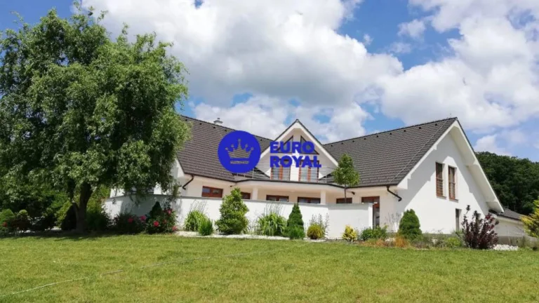 Vila s veľkým pozemkom pod lesom