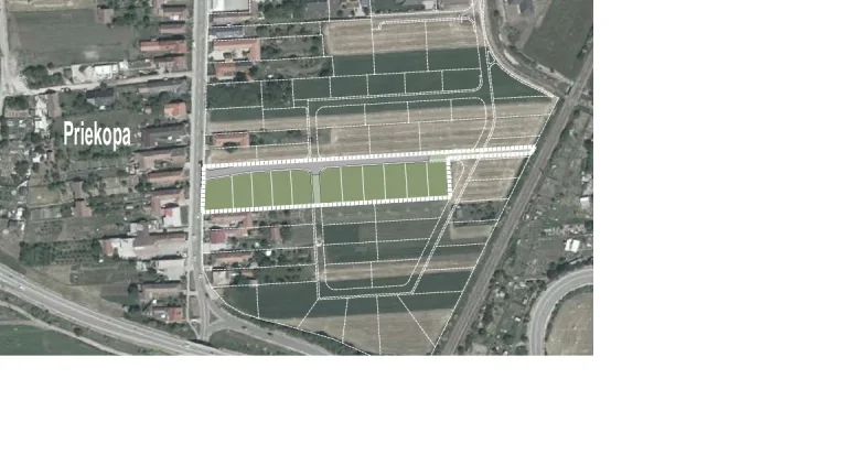 Posledných 5 Stavebných pozemkov 573m2 a 525m2 PRIEKOPA