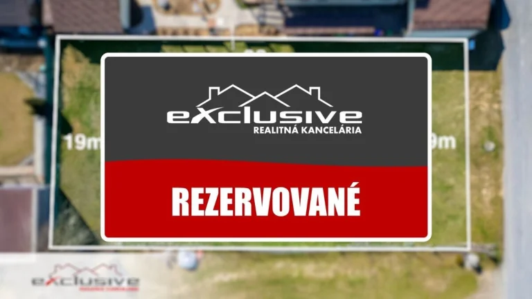 "REZERVOVANÉ" STAVEBNÝ POZEMOK, VLČIE DOLY, 723 M2, VŠE