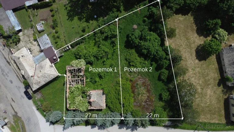 Stavebný pozemok č.2, 955 m2, Tomášovce, Rimavská Sobota