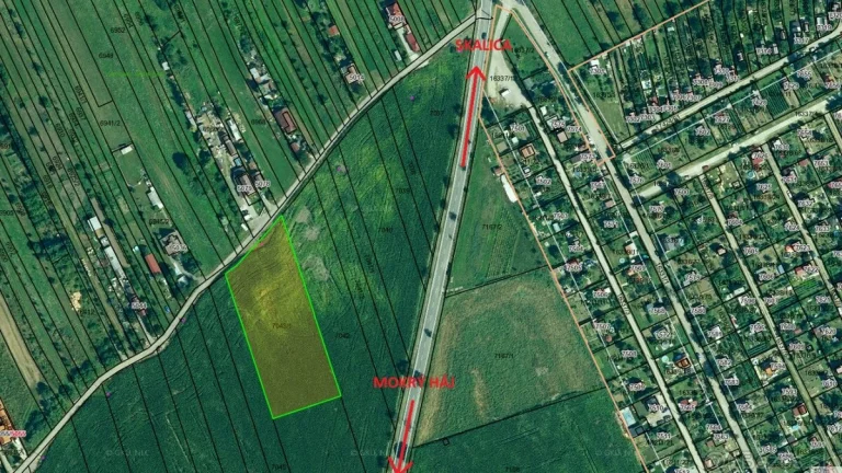 Zľava Pozemok v Skalici s celkovou výmerou 5024m2