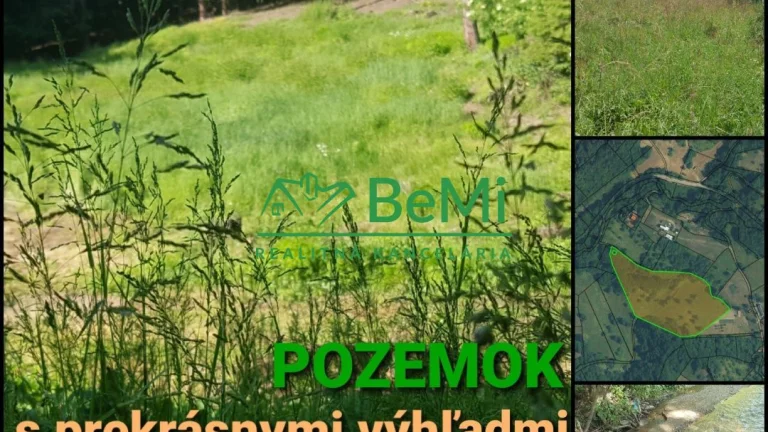 POZEMOK s prekrásnymi výhľadmi...Vyhne (057-14-DAR)