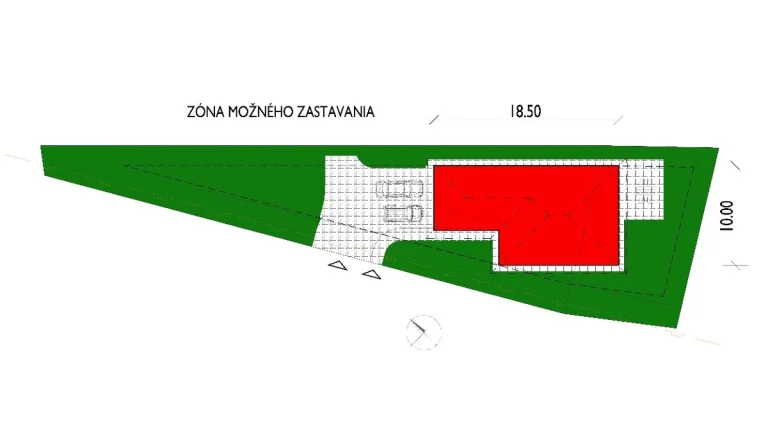 Pozemok na výstavbu rodinného domu, Velušovce