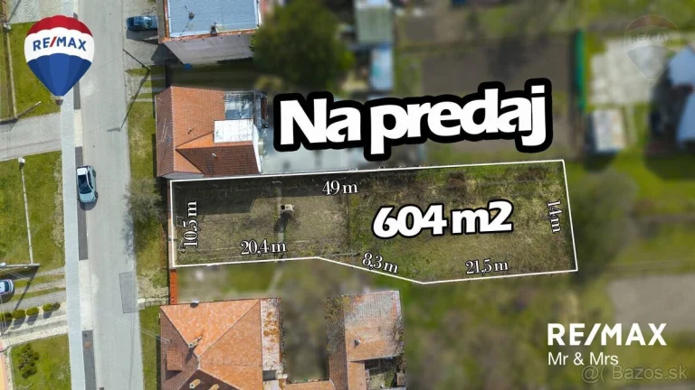 Na predaj stavebný pozemok v meste Gbely
