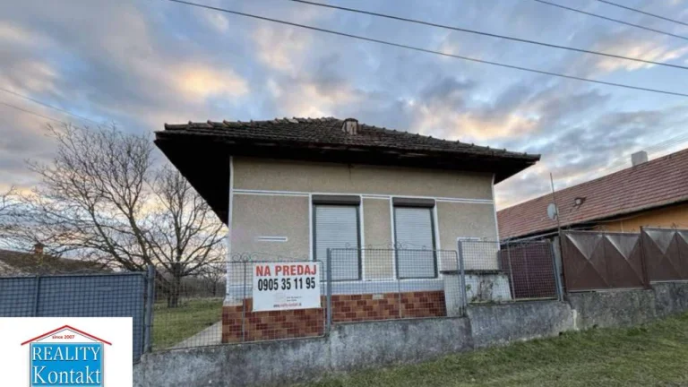 Predáme 3-izb. rodinný dom v obci Svodín