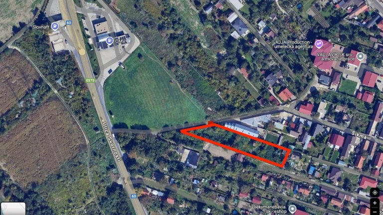 Pozemok 2970m2, Ulica svornosti, Podunajské Biskupice