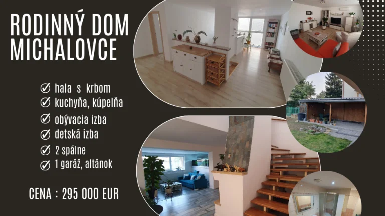 AD REALITY - Zrekonštruovaný RODINNÝ DOM v Michalovciach