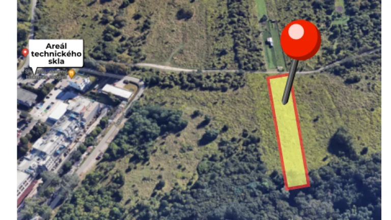 Predaj pozemku o výmere 5753 m2 v mestskej časti Bratislava