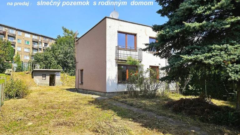 Predaj-Rodinný dom -pekný slnečný pozemok, Podhradová,Košice