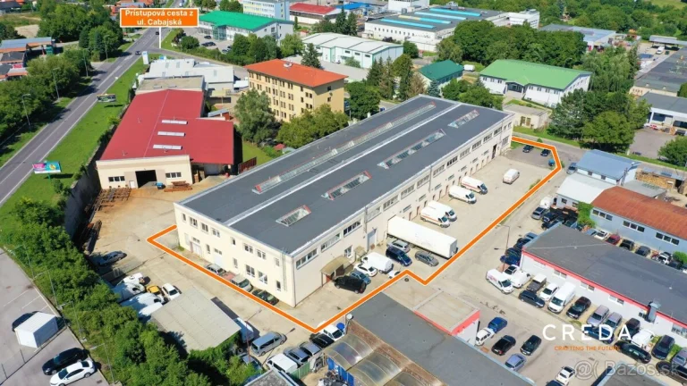 CREDA | prenájom výrobné/skladové priestory napojenie na R1,