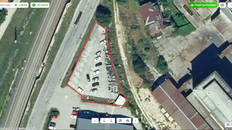 Prenájom pozemku 1152m2 + 8000m2 v Piešťanoch