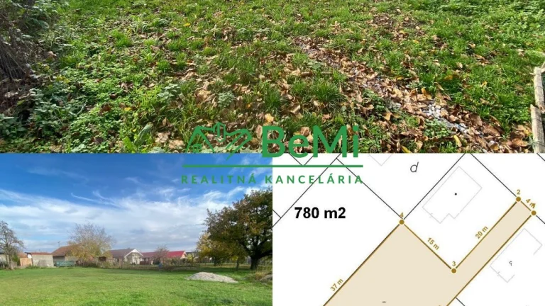 Pozemok 780 m2 Cabaj - Čápor (časť Cabaj) ID 351-14-MIG