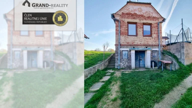 ZĽAVNENÉ • Na predaj vinohradnícky dom s pozemkom v Skalici