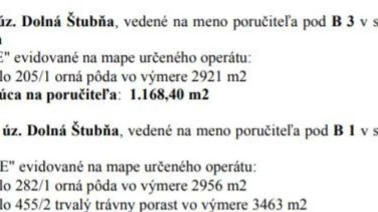 Predám ornú pôdu a luku
