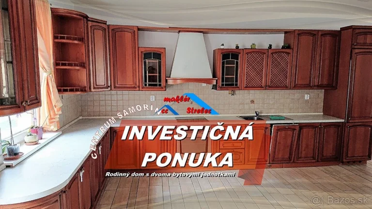Mestský 4-podlažný rodinný dom Šamorín