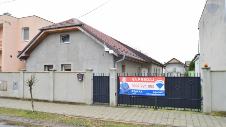 Predaj rodinný dom Čechynce EXKLUZÍVNE