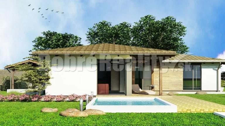 BUNGALOV PRAKTIK (DREVODOM) na pozemku s výmerou 525m2 - s