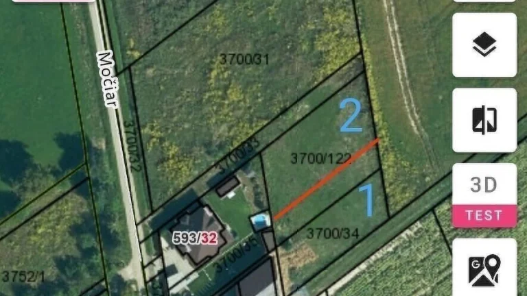 Stavebne pozemky od 600m2, Mociar