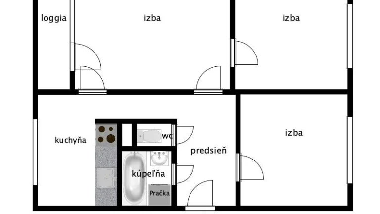 Bez maklérov predám slnečný byt v lokalite Bratislava ID 105