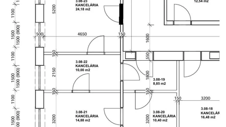 Na prenájom kancelária s parkovaním,68m2, Južná Trieda, Koši