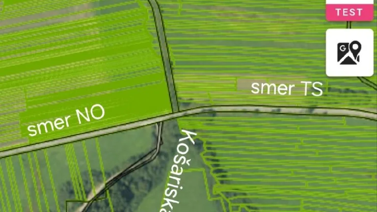 Pozemok Trstena smer Ústie.