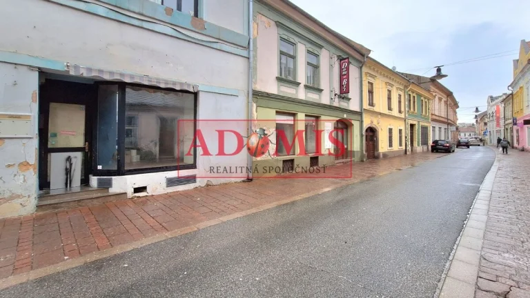 na predaj nebytový priestor 99m2 v historickom centre, Kováč