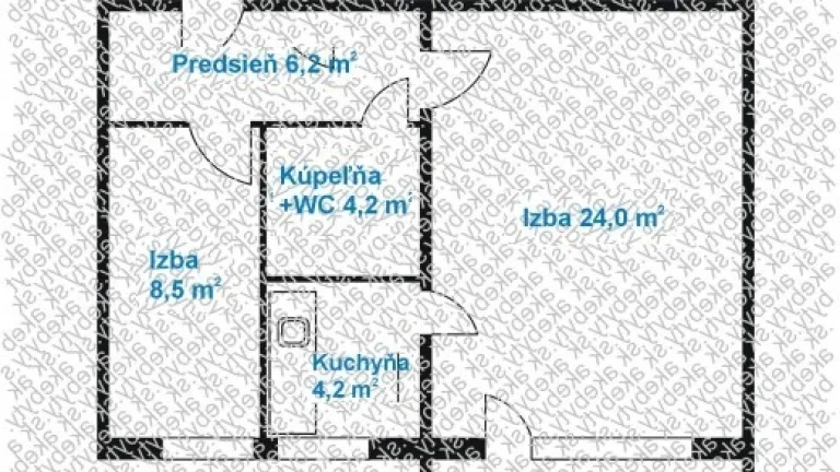 2 izb. byt, TUPOLEVOVA, zrekonštr. podľa Vašich predstáv
