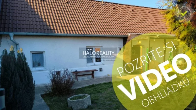 HALO reality - Predaj, rodinný dom Borský Mikuláš, Borský Pe