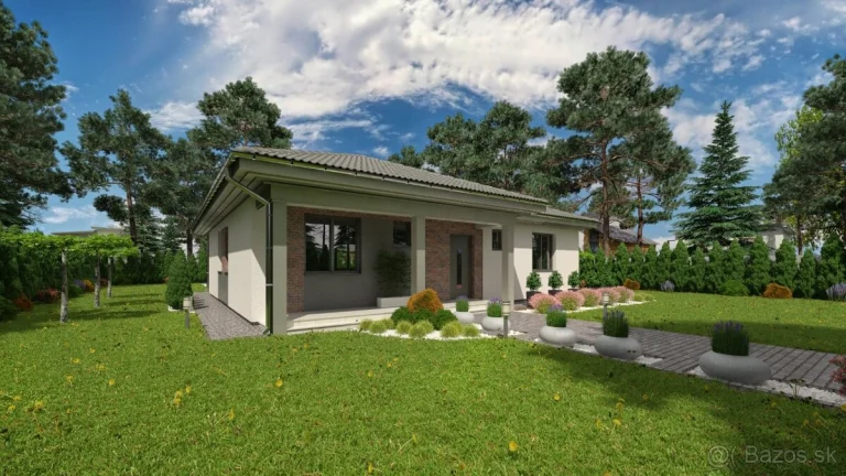 4 izbové bungalovy so zastrešenými terasami v Lehniciach