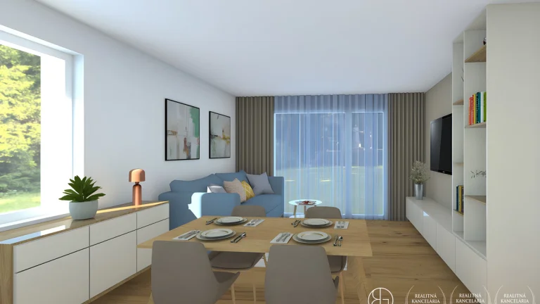 Novostavba 4 izbový byt 104,34m2 s predzáhradkou 108m2