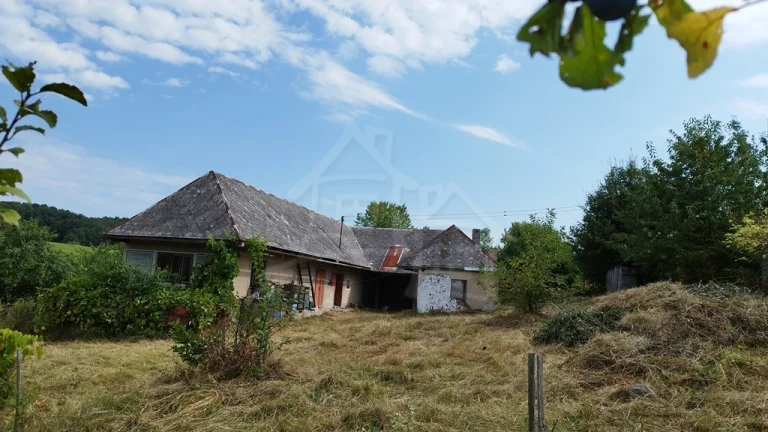Veľký, vyše 4,5Ha slnečný pozemok s chalupou v strede, na