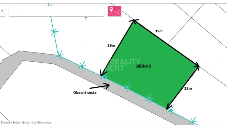 Predaj: Stavebný pozemok 889m2 v Pšurnoviciach pri Bytči (MO