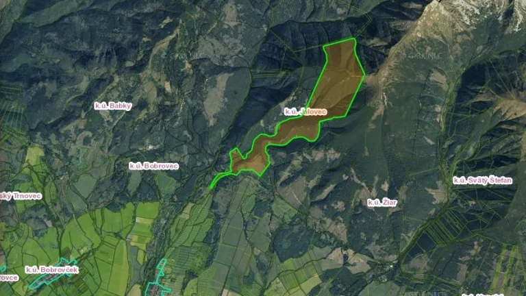 Spoluvlastnícke podiely na pozemkoch na Liptove - 63 798 m2