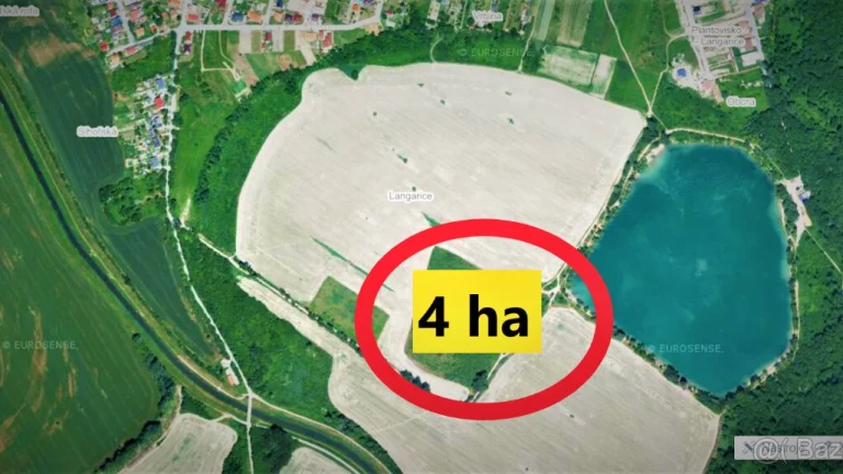 JEDINEČNÝ STAVEBNÝ POZEMOK s prístupovou cest.4ha PRI JAZERE