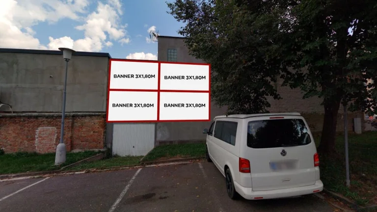 Pronájem reklamní plochy v Brně - Bystrci, ul. Živného