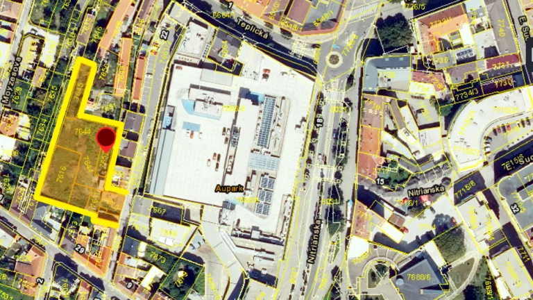 2000 m2 výnimočný, stavebný pozemok Piešťany AUPARK