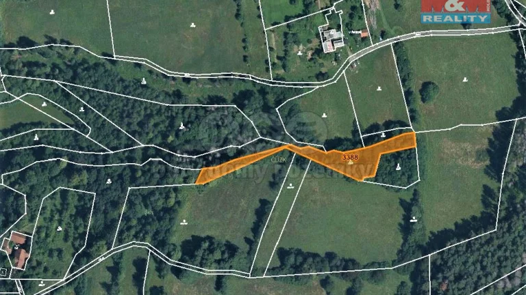 Prodej lesa, 1421 m², Malá Bystřice