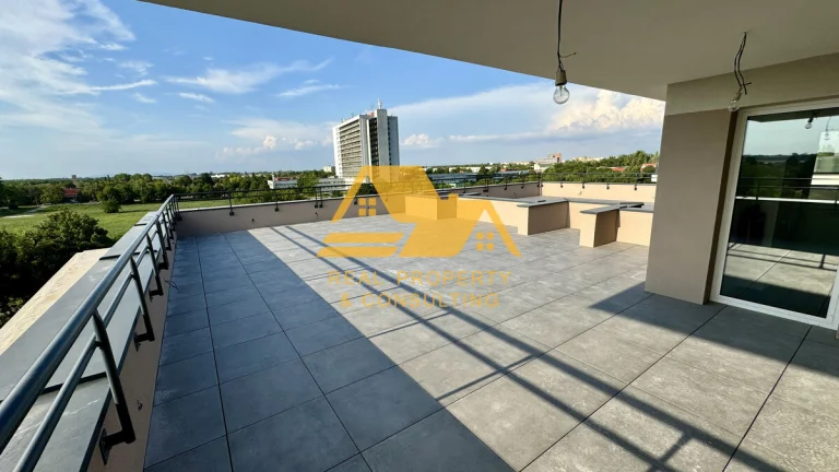 Predám moderný penthouse s veľkými terasami v Nových Zámkoch