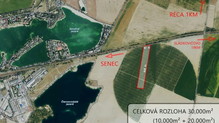 Predaj ornej pôdy pri jazere ,,Guláška,, Senec