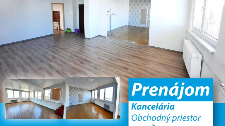 Kancelária/ Obchodné priestory č. 5, 90 m2, Topoľčany