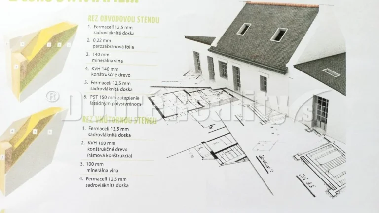 PREDAJ: Výstavba nízkoenergetického ekologického drevodomu L