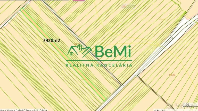 Predaj orná pôda - Cabaj-Čápor, 7920 m2 (113-14-VIG)