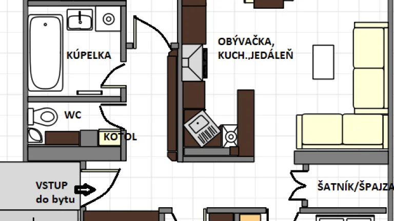 Jedinečný 4-izbový byt, 2 parkovacie miesta, energ.nenaročný