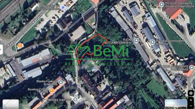 Stavebný pozemok Ilava centrum