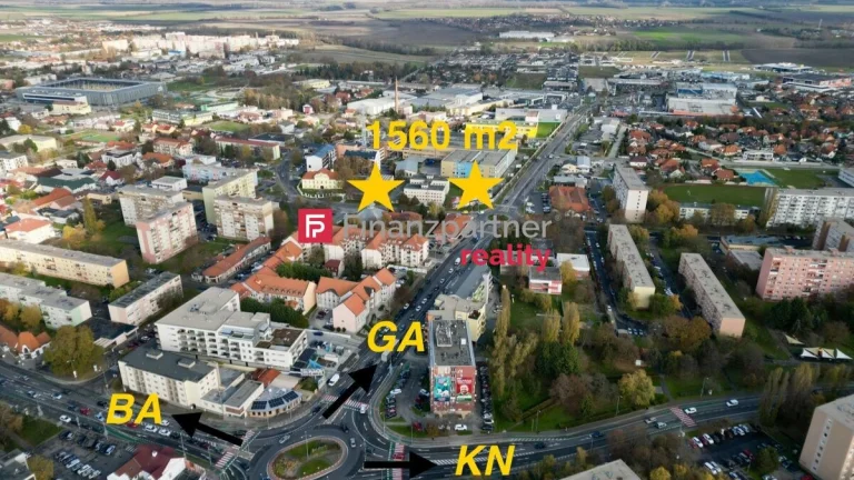 Na prenájom komerčná budova v centre mesta Dunajská Streda