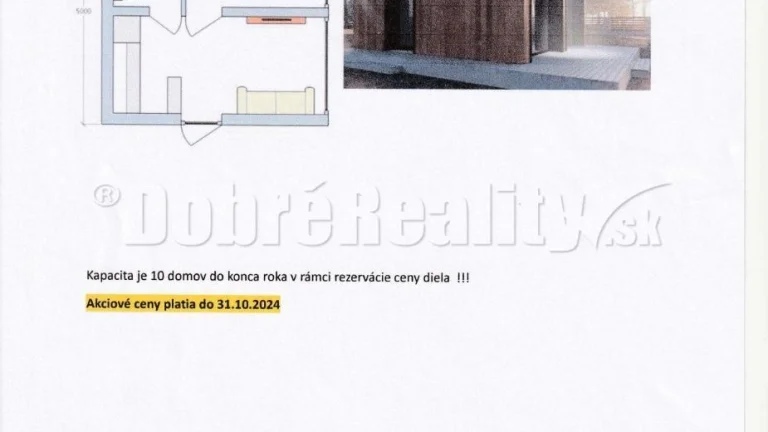 AKCIA VÝSTAVBA: 2-izbový nízkoenergetický drevodom Luxury