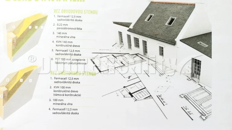 PREDAJ: 4-izbový nízkoenergetický rodinný dom v Semerove