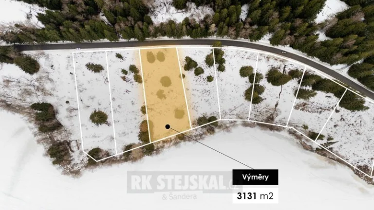 Stavební pozemek Frýdava, Lipno – 3 131 m²