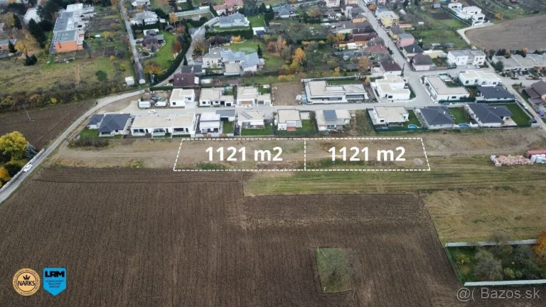 Na predaj 2 pozemky Trenčín Záblatie